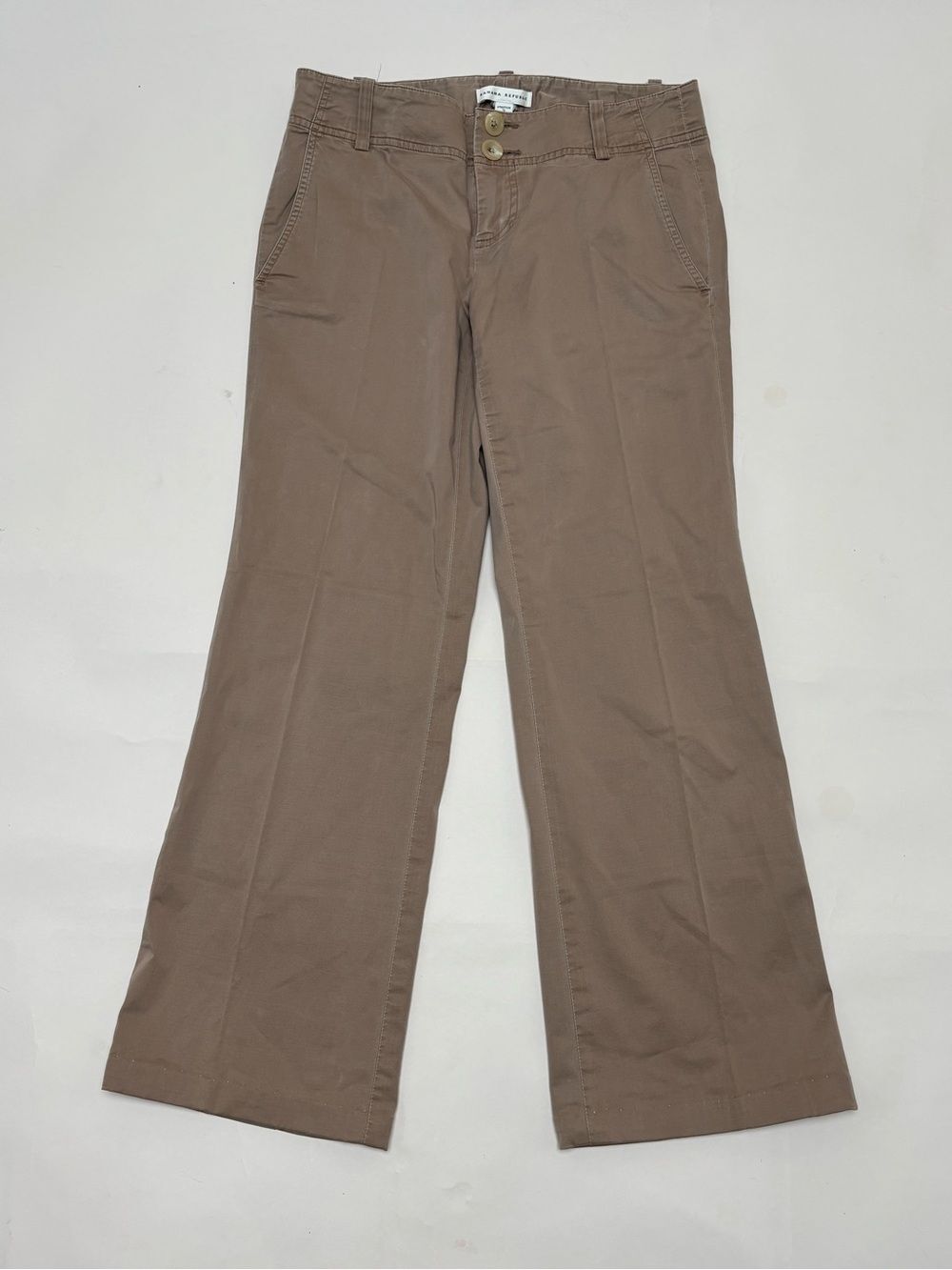 Banana Republic Women's Cotton Stretch Size 2 Khaki Pants